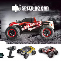 HKM-106003 1/10 Scale 2.4G Electric Four Wheel Drive Off Road Remote Control Car – Big Wheel Truck 40km/h