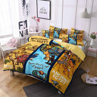 HKM-106003 Egyptian Culture Inspired 3D Bedding Set in Floral Design – Multiple Sizes Available