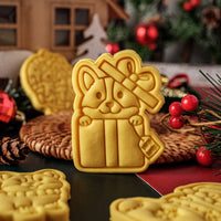 HKM-106131 Christmas Cartoon Dog Cookie Cutter for Festive Baking Fun