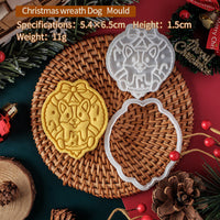 HKM-106131 Christmas Cartoon Dog Cookie Cutter for Festive Baking Fun