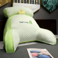 HKM-106131 Large Cartoon Lumbar Support Cushion - Husky, Dinosaur, Elephant, Rabbit, and Bread Carrot Options