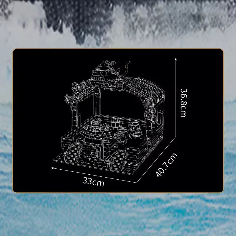 KTX-106259 Electric Remote Control Bumper Boat Building Block Set - 2044 Pieces, Model Theme, For Ages 8 and Up