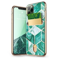 HKM-106259 iPhone 11 Pro Soft TPU Case with Card Slot and Diamond Texture