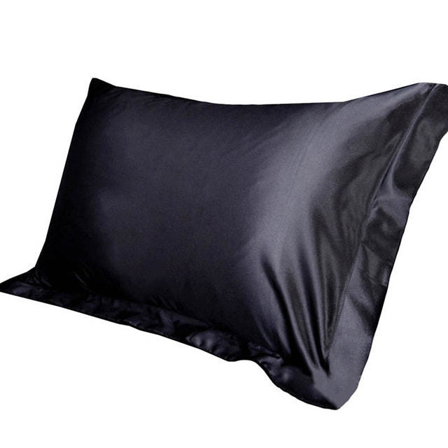 HKM-106451 Silk Satin Pillowcase in Polyester - 48 x 74 cm, Single Pillowcase