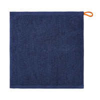 HKM-106579 Soft Pure Cotton Children's Towel in White, Pink, Blue, Gray, and Orange - Quick-Dry Square Design (34x33 cm)