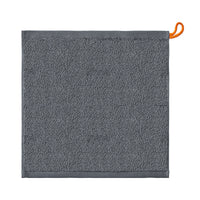 HKM-106579 Soft Pure Cotton Children's Towel in White, Pink, Blue, Gray, and Orange - Quick-Dry Square Design (34x33 cm)