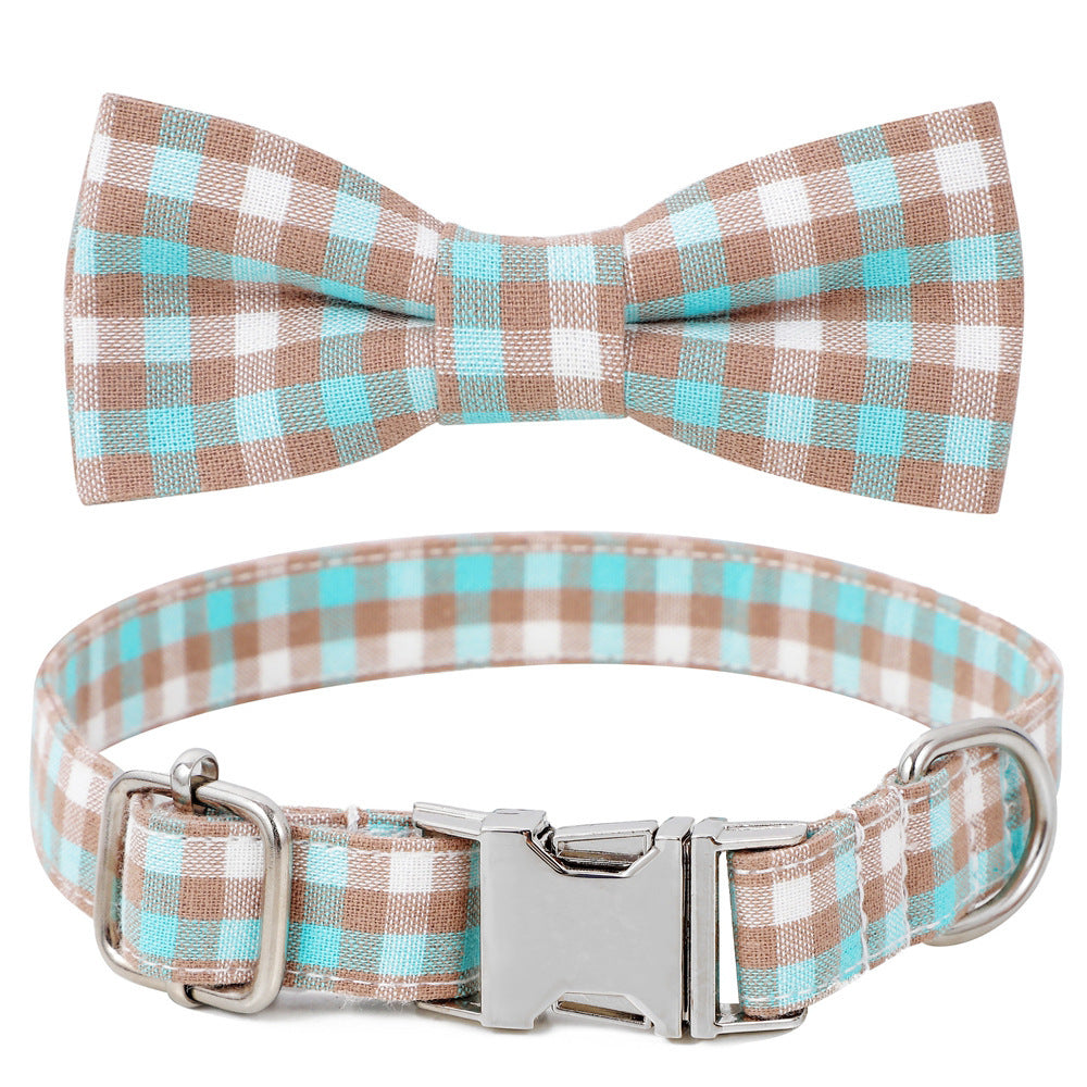 HKM-106707 Cotton Alloy Buckle Dog Collar