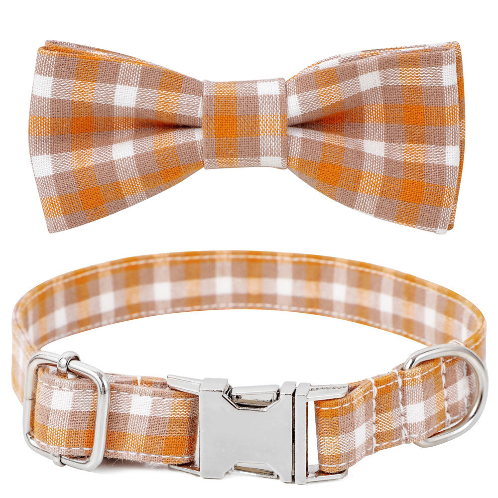HKM-106707 Cotton Alloy Buckle Dog Collar