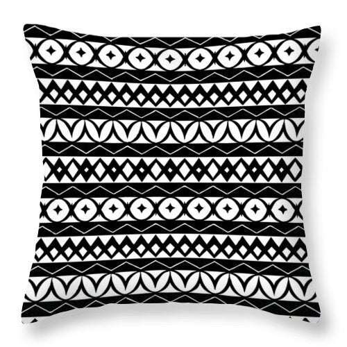HKM-106707 Single-Sided Peach Skin Pillowcase - Soft Black and White Design, 44cm x 44cm