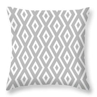 HKM-106707 Single-Sided Peach Skin Pillowcase - Soft Black and White Design, 44cm x 44cm