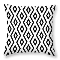 HKM-106707 Single-Sided Peach Skin Pillowcase - Soft Black and White Design, 44cm x 44cm