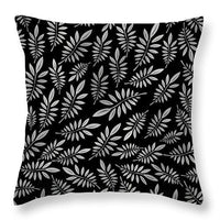 HKM-106707 Single-Sided Peach Skin Pillowcase - Soft Black and White Design, 44cm x 44cm