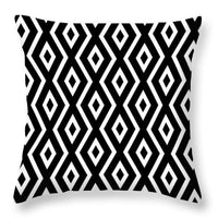 HKM-106707 Single-Sided Peach Skin Pillowcase - Soft Black and White Design, 44cm x 44cm