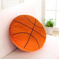 HKM-106835 Creative Football Shaped Plush Cushion for Comfortable Leaning with PP Cotton Filling