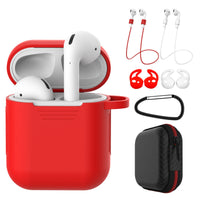 HKM-106899 Silicone Earphone Protective Cover Set for Various Models - 7 Pieces with Accessories
