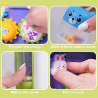 HKM-106963 Educational Dinosaur Sorting and Matching Blocks for Kids - Safe and Engaging Montessori Toy
