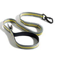 HKM-106963 Explosion-proof Elastic Retractable Dog Leash - Yellow/Army Green, Max Pull Force 280KG, 1.45M Length