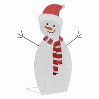 HKM-106963 Light-Up Snowman Family Set - 3-Piece Warm White Holiday Decoration for Indoor and Outdoor Use