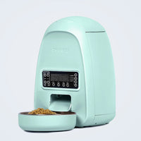 HKM-107027 Cat and Dog Automatic Feeder with Timing Function and 1L Water Dispenser, 2L Capacity, Fresh Food Storage