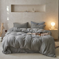 HKM-107155 Japanese-Style Pure Cotton Jacquard Bedding Set - Four Pieces, Various Colors