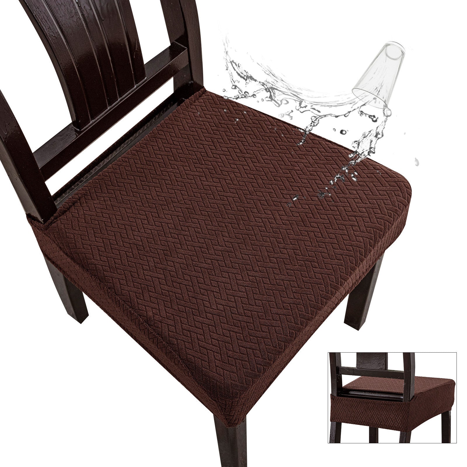 HKM-107219 Waterproof Polyester Rectangular Chair Cover in Various Colors - Non-Slip, Dustproof, Wear-Resistant