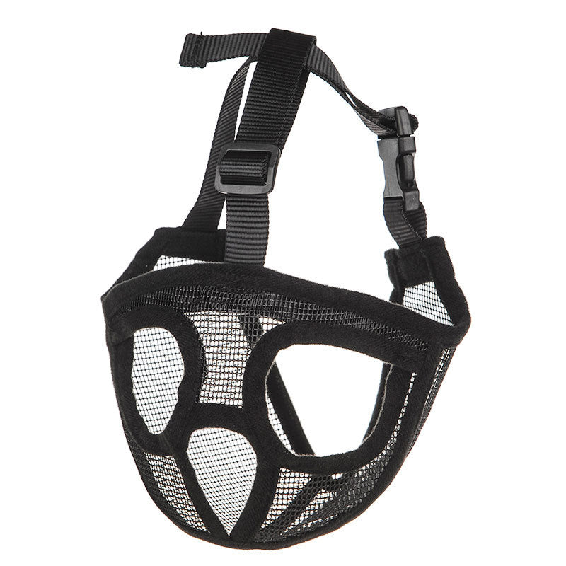 HKM-107347 Puppy Mouth Cover Anti-Bite and Barking Mask in Full Mesh – Lightweight and Breathable