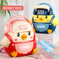 HKM-107411 Electric Fingerprint Digital Money Box with Light and Music for Kids