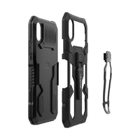HKM-107411 Two-in-One Mobile Phone Case with Magnetic Back Clip and Kickstand for Samsung, Apple, OPPO, vivo, Huawei, Motorola, and Xiaomi