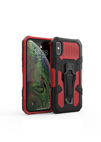 HKM-107411 Two-in-One Mobile Phone Case with Magnetic Back Clip and Kickstand for Samsung, Apple, OPPO, vivo, Huawei, Motorola, and Xiaomi