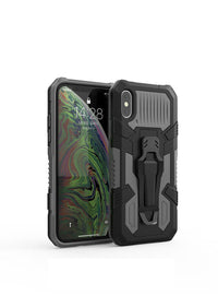 HKM-107411 Two-in-One Mobile Phone Case with Magnetic Back Clip and Kickstand for Samsung, Apple, OPPO, vivo, Huawei, Motorola, and Xiaomi