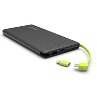 HKM-107539 10,000 mAh Dual Output Mobile Power Bank with LED Indicator and Vibration Switch