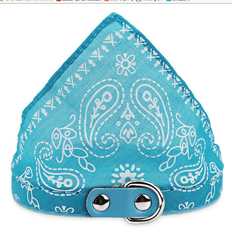 HKM-107859 Dog collar Triangle saliva towel