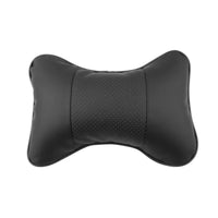 HKM-107987 Car Seat Bone Pillow - PVC Leather Headrest with 100% Cotton Filling for Comfort and Support