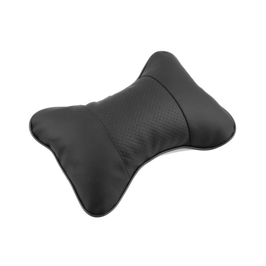 KTX-107987 Car Seat Bone Pillow - PVC Leather Headrest with 100% Cotton Filling for Comfort and Support