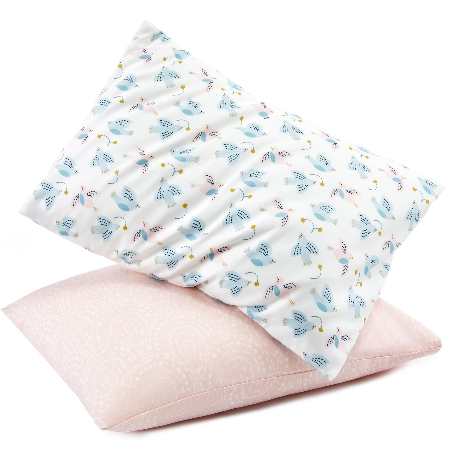 HKM-107987 Soft Breathable Gauze Infant Pillowcase Set - Travel Size 33x45cm, 2-Piece Design