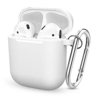 HKM-108051 Silicone Dust Plug & Soft Cover for iPhone & AirPods (1st/2nd Gen) - Simple Pure Color Design