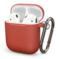 HKM-108051 Silicone Dust Plug & Soft Cover for iPhone & AirPods (1st/2nd Gen) - Simple Pure Color Design