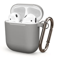 HKM-108051 Silicone Dust Plug & Soft Cover for iPhone & AirPods (1st/2nd Gen) - Simple Pure Color Design