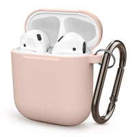 HKM-108051 Silicone Dust Plug & Soft Cover for iPhone & AirPods (1st/2nd Gen) - Simple Pure Color Design