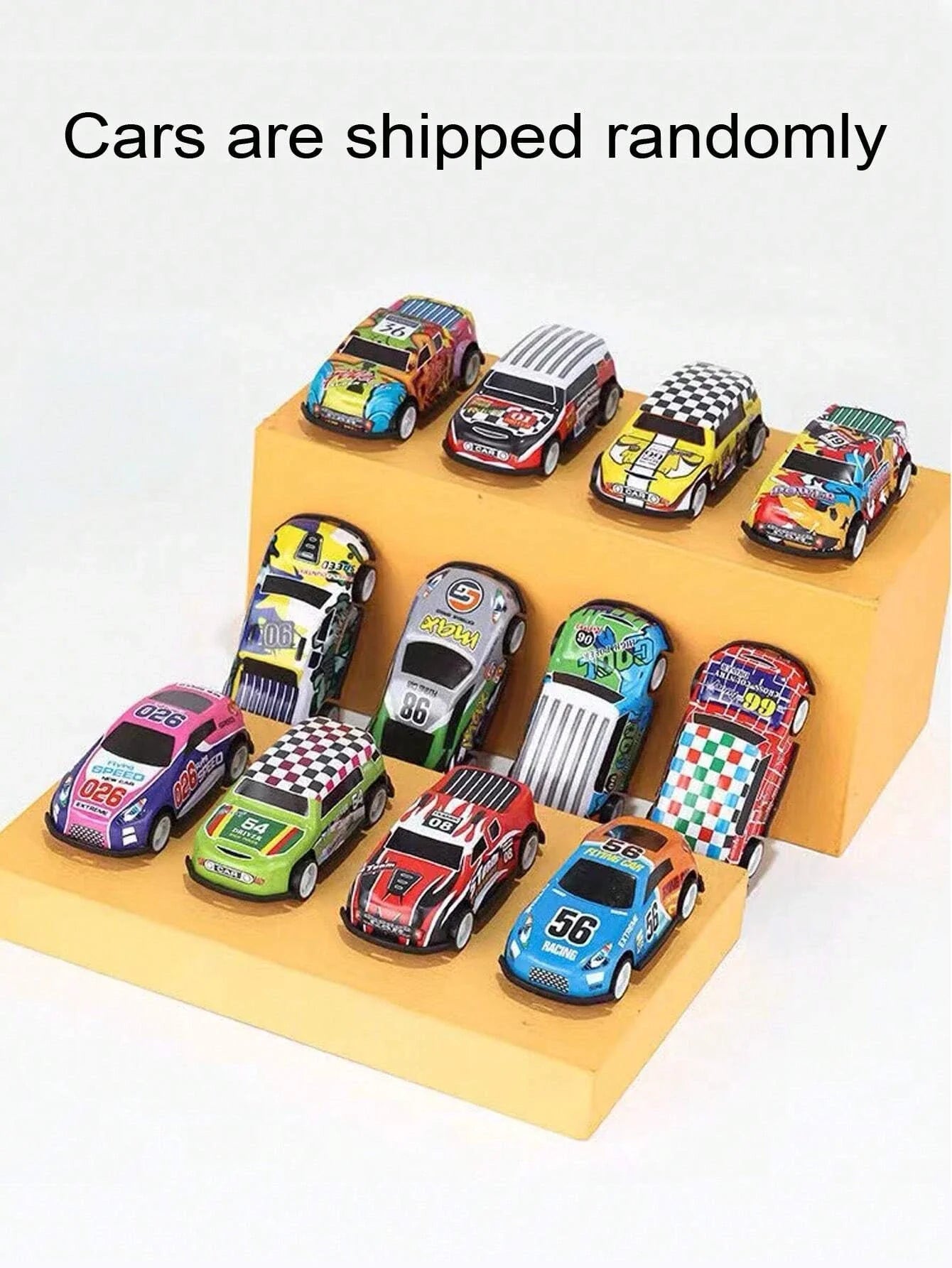 HKM-108115 30-Pack Alloy Mini Diecast Race Cars with Pull Back Function and Portable Storage Box
