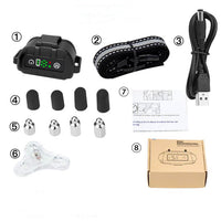 HKM-108179 Intelligent Bark Control Device with Digital Display and Adjustable Shock Mode - IP67 Waterproof