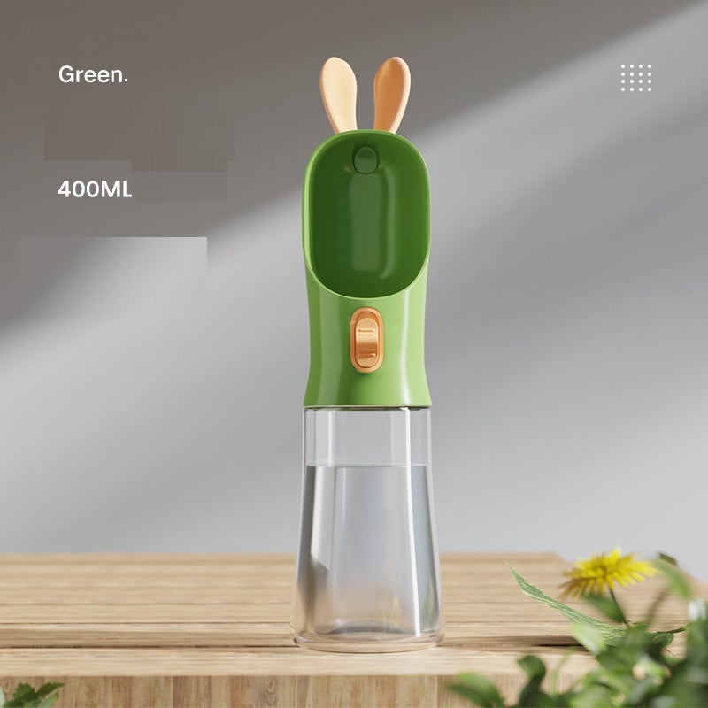 HKM-108179 Portable Pet Feeding and Water Cup with 400ml Capacity in Multiple Colors