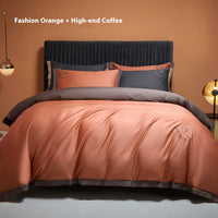 HKM-108307 Cotton Satin Mercerized Velvet Quilt Cover - 100% Cotton, Modern Design, 2.5m Wide