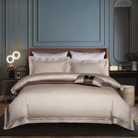 HKM-108307 Cotton Satin Mercerized Velvet Quilt Cover - 100% Cotton, Modern Design, 2.5m Wide