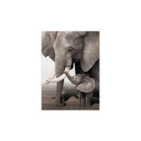 HKM-108307 Frameless Modern Elephant Canvas Painting for Living Room Décor