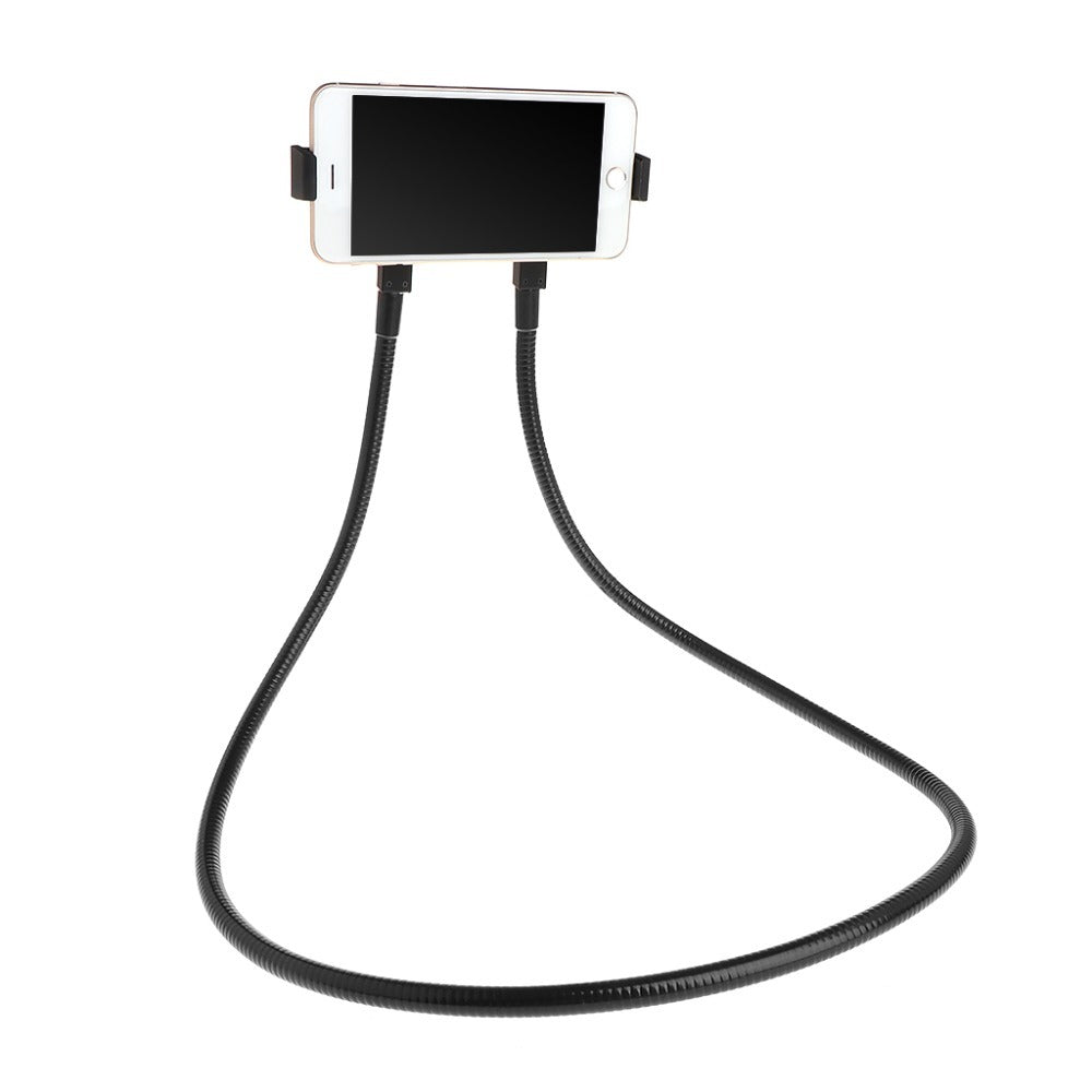 HKM-108371 Lazy Rotating Neck Selfie Stand for Smartphones and Tablets, 4.5 to 7.48 Inches