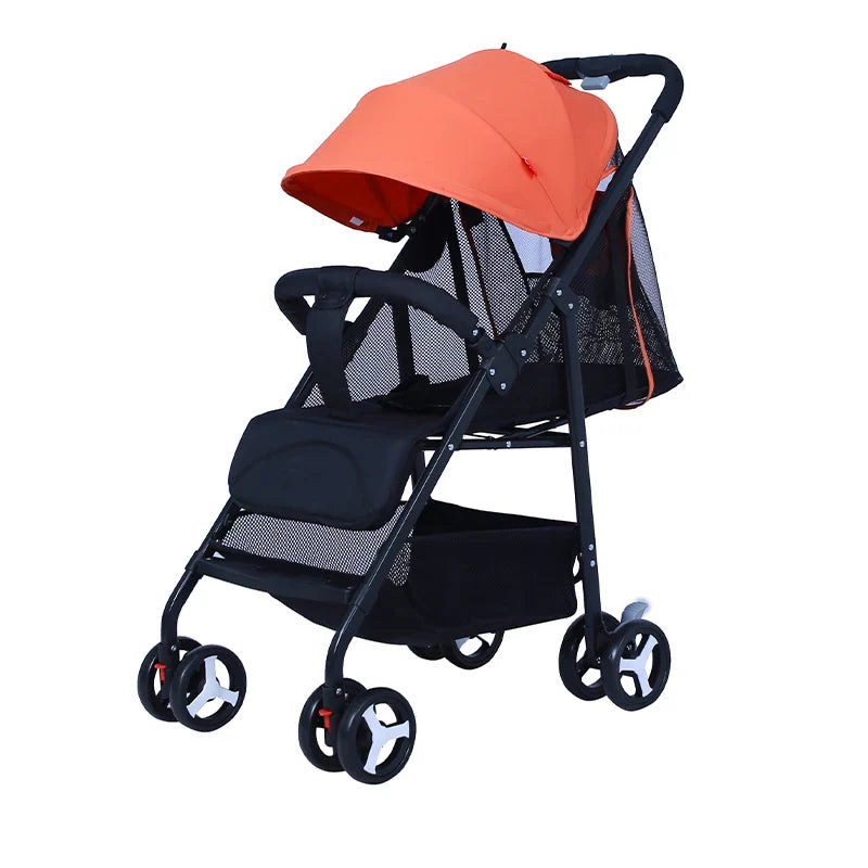 KTX-108499 Compact One-Hand Folding Baby Stroller for Infants and Toddlers Ages 0-3 Years