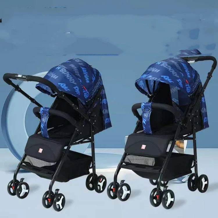 KTX-108499 Compact One-Hand Folding Baby Stroller for Infants and Toddlers Ages 0-3 Years