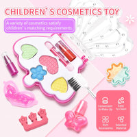 HKM-108563 Children's Non-Toxic Simulation Makeup Set for Girls Ages 3+ - Fun Cosmetic Play Box