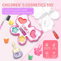 HKM-108563 Children's Non-Toxic Simulation Makeup Set for Girls Ages 3+ - Fun Cosmetic Play Box